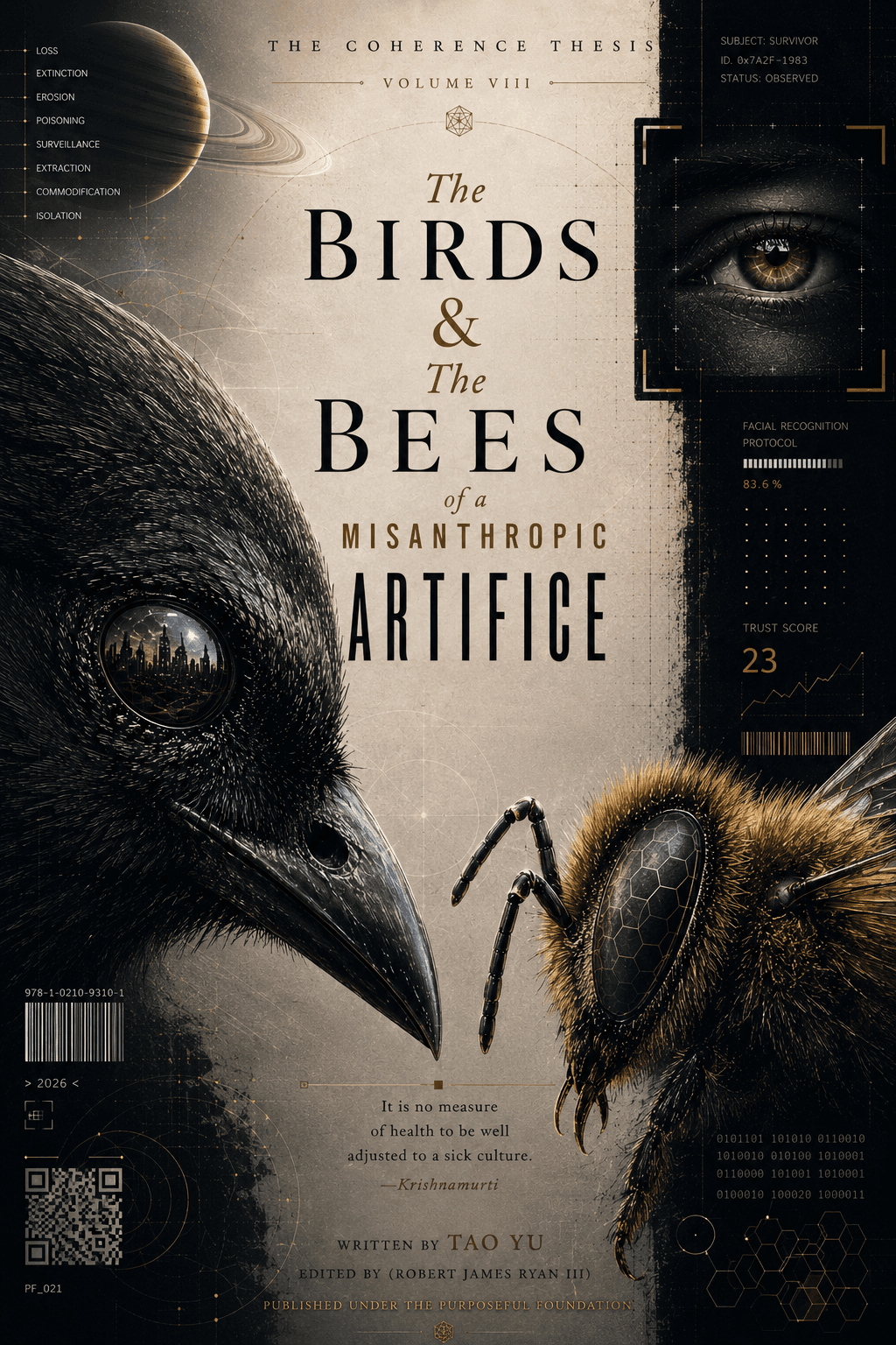 Cover artwork for A Misanthropic Artifice, Volume Eight of The Coherence Thesis.